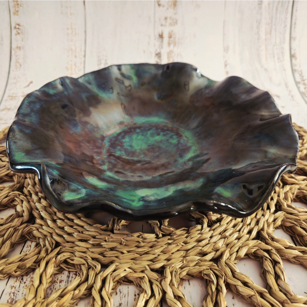 Dark Orchid Decorative Plate