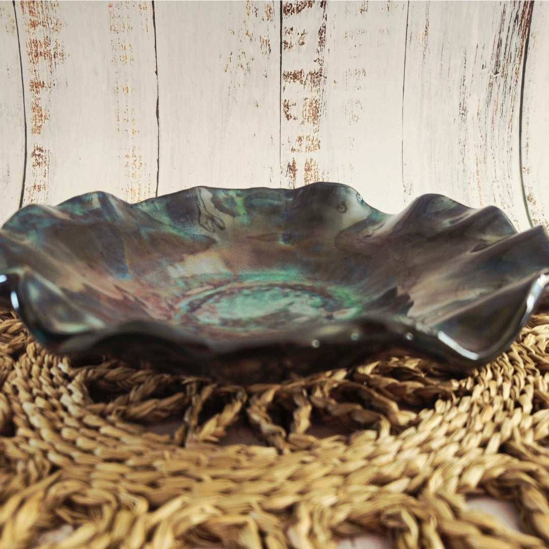 Dark Orchid Decorative Plate