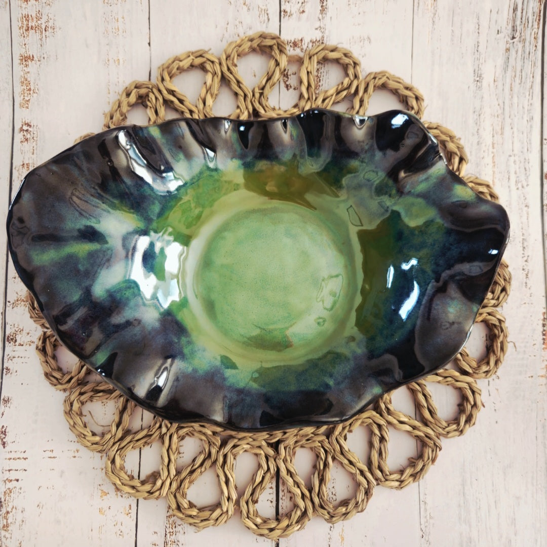 Laguna Waves, Decorative Plate