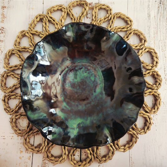 Dark Orchid Decorative Plate